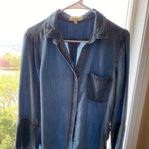 Cloth & Stone Chambray Tunic Top